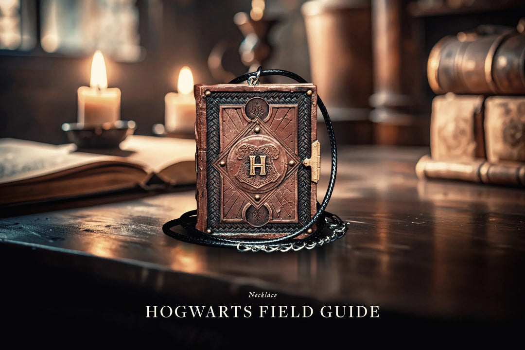 Hogwarts Field Guide Necklace - Grim Reliquary