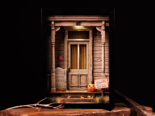 Michael Myers Door Framed Diorama
