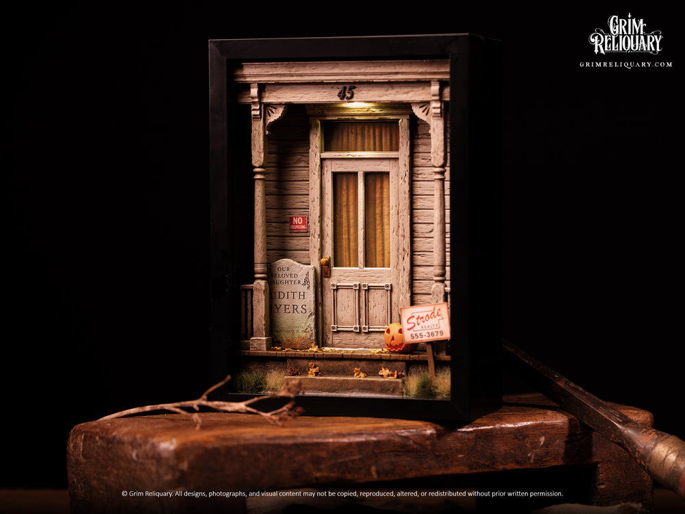 Michael Myers Door Framed Diorama