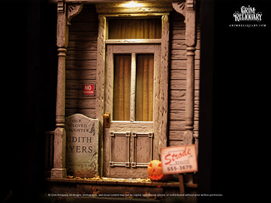 Michael Myers Door Framed Diorama