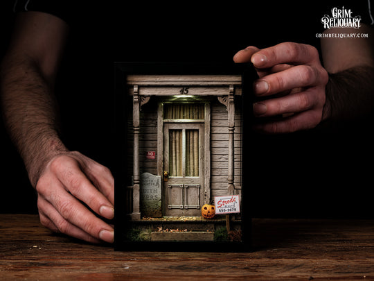 Michael Myers Door Framed Diorama