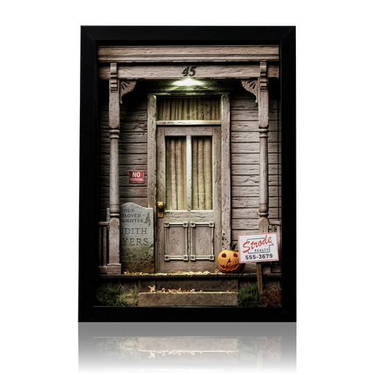 Michael Myers Door Framed Diorama