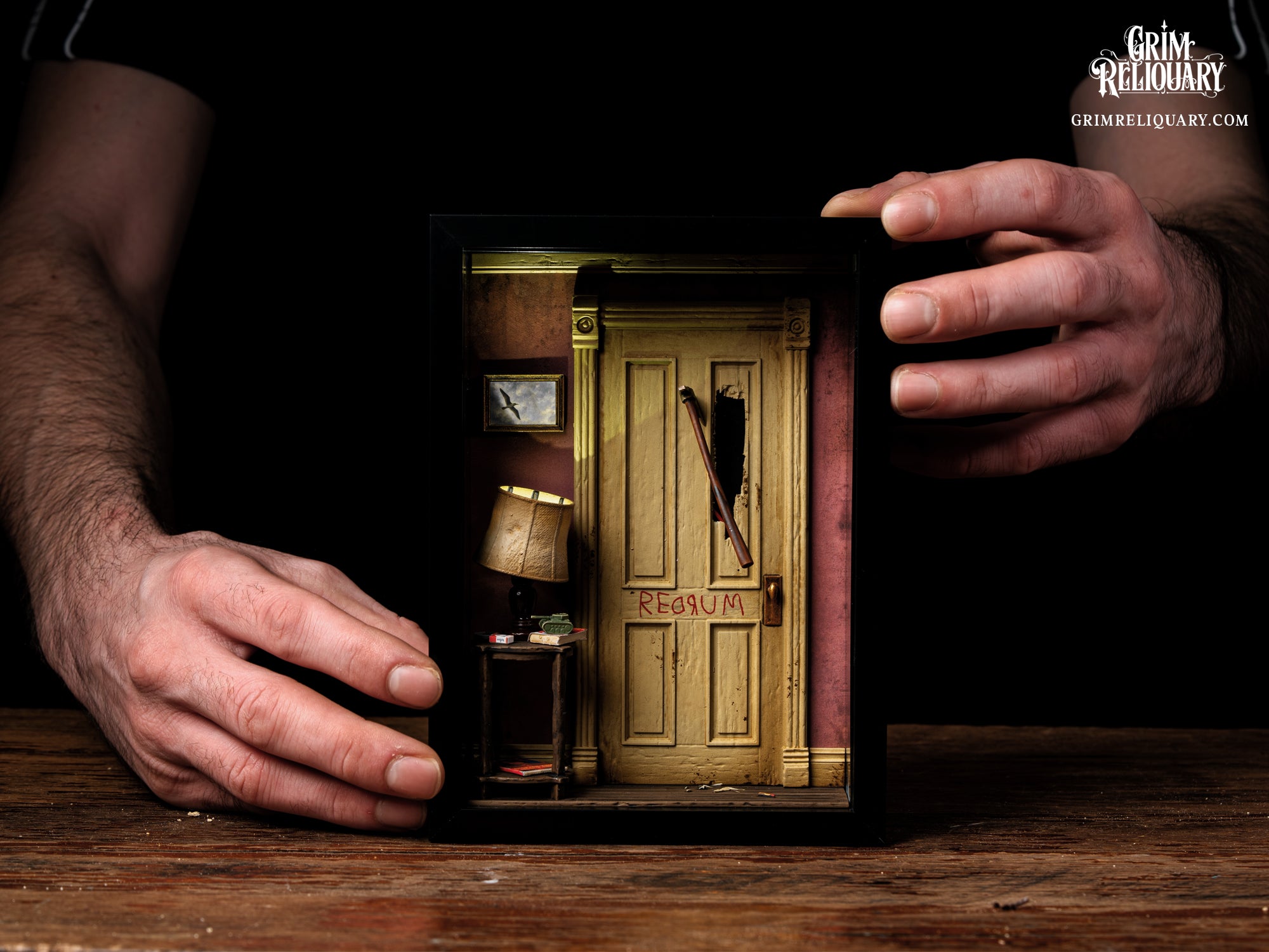 Redrum Door Framed Diorama