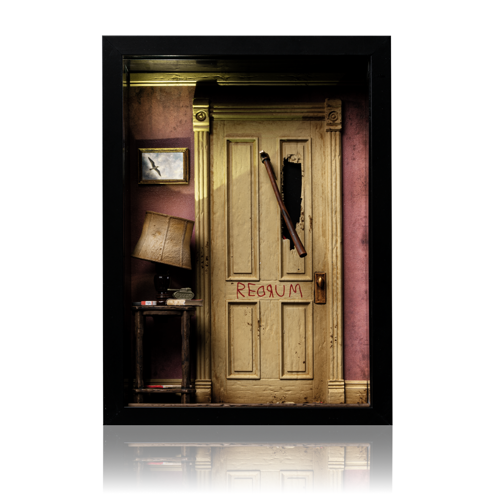 Redrum Door Framed Diorama
