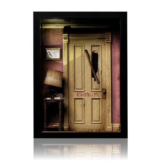 Redrum Door Framed Diorama