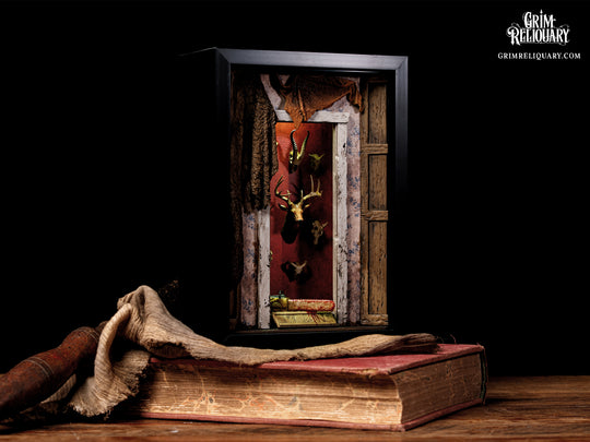 Leatherface Door Framed Diorama