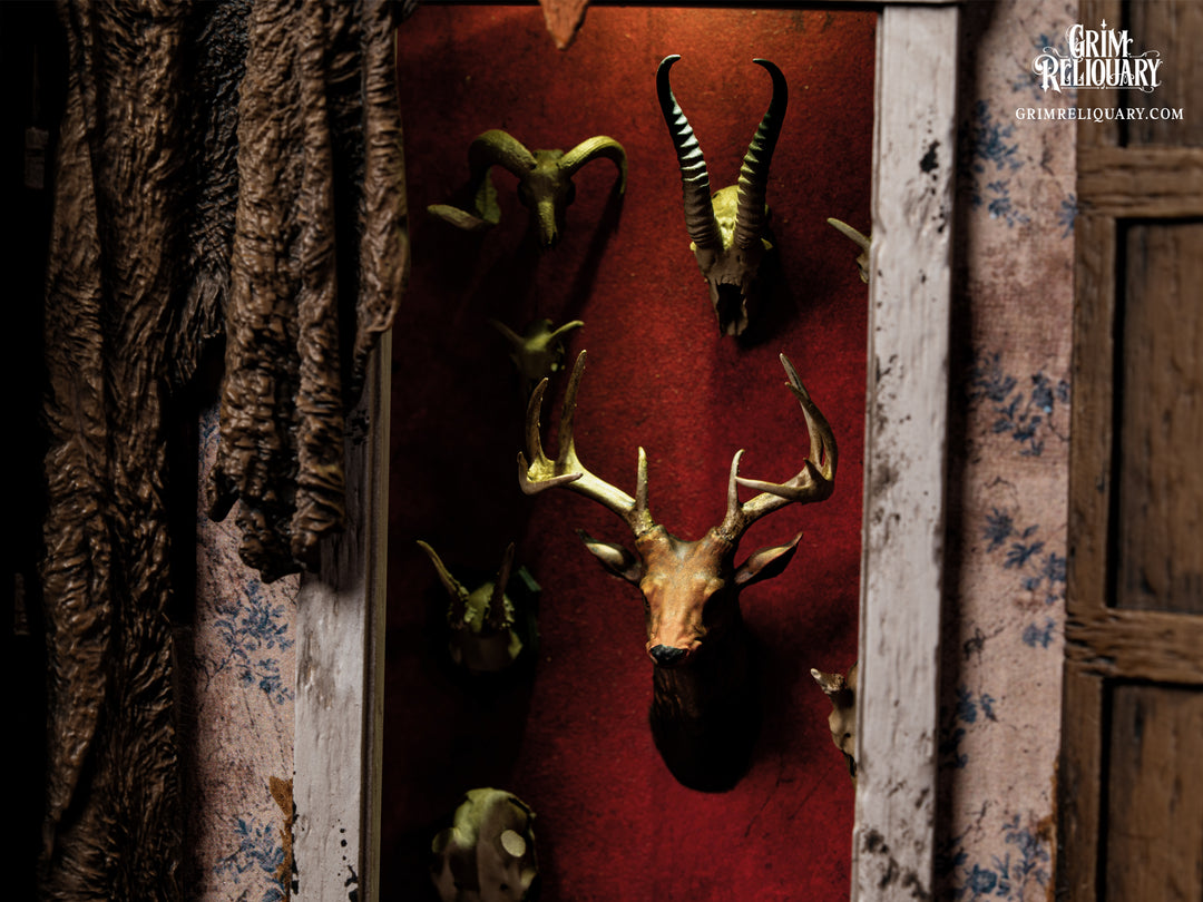 Leatherface Door Framed Diorama