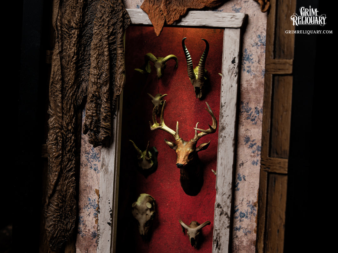 Leatherface Door Framed Diorama