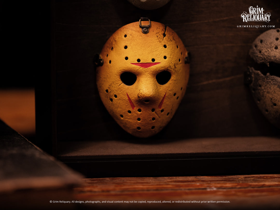 Jason Voorhees Mask Collection Framed Display