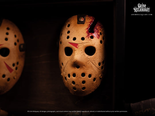 Jason Voorhees Mask Collection Framed Display