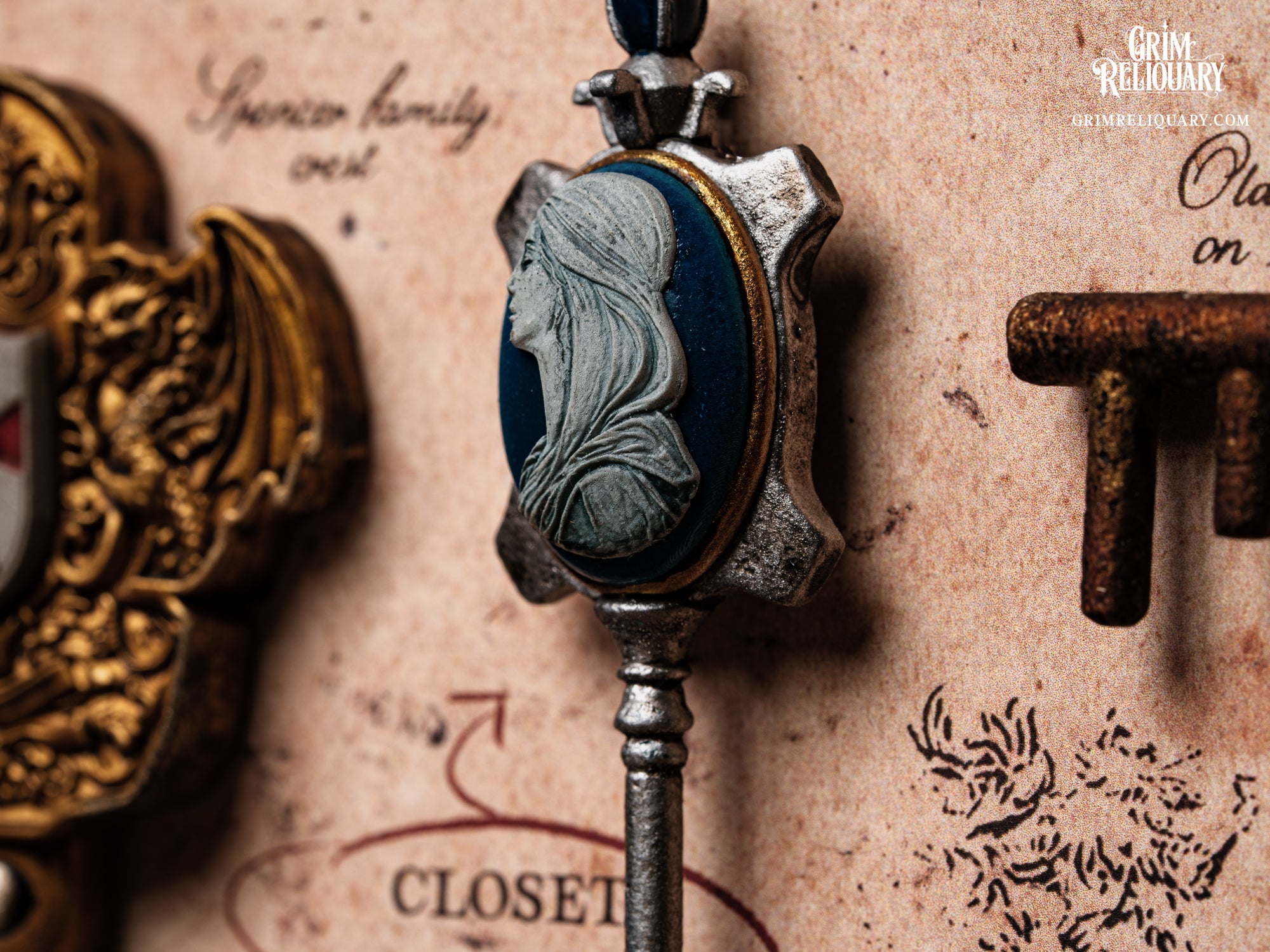 Spencer Mansion Key Collection Framed Display