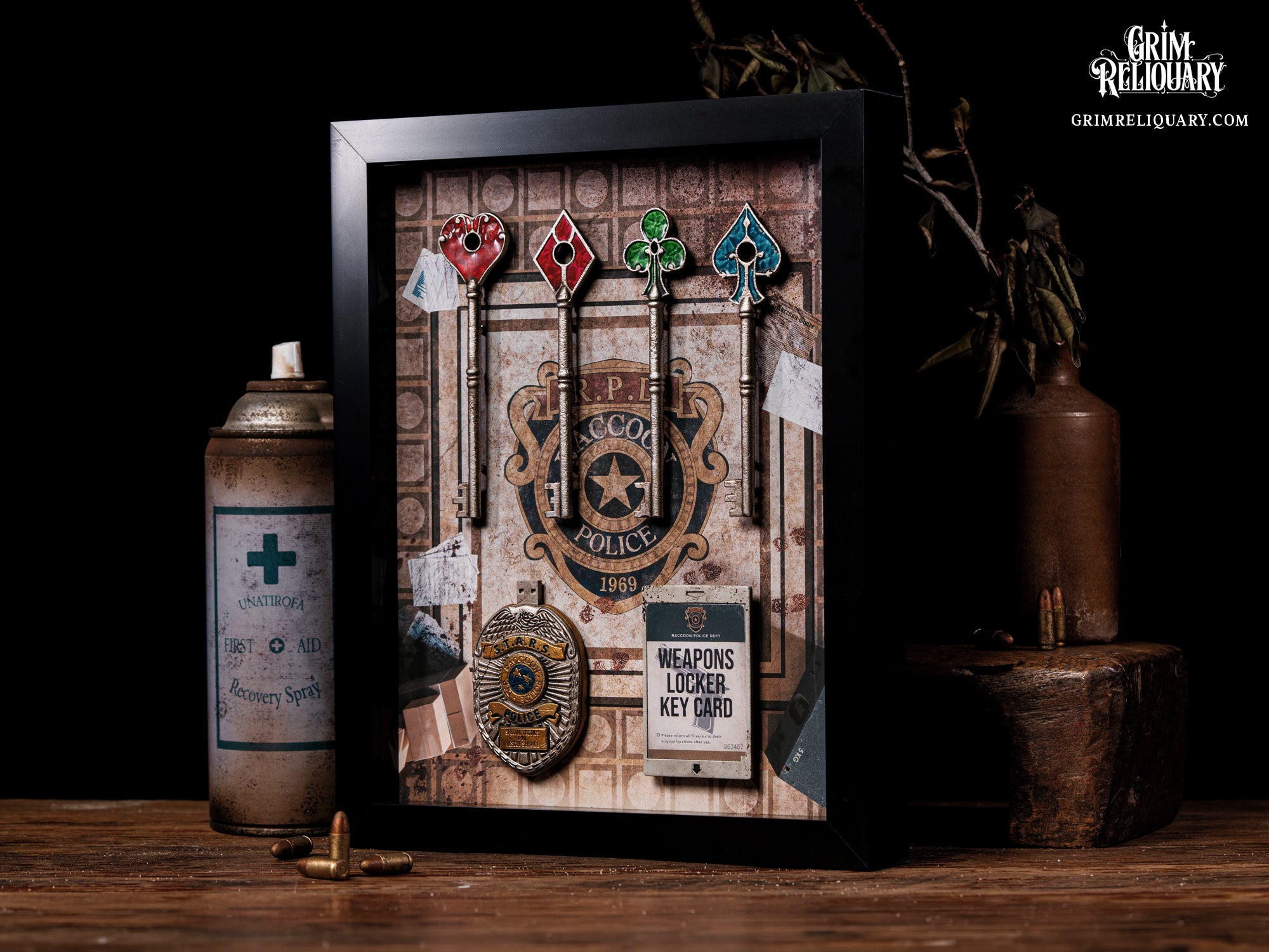 R.P.D. Key Collection Framed Display