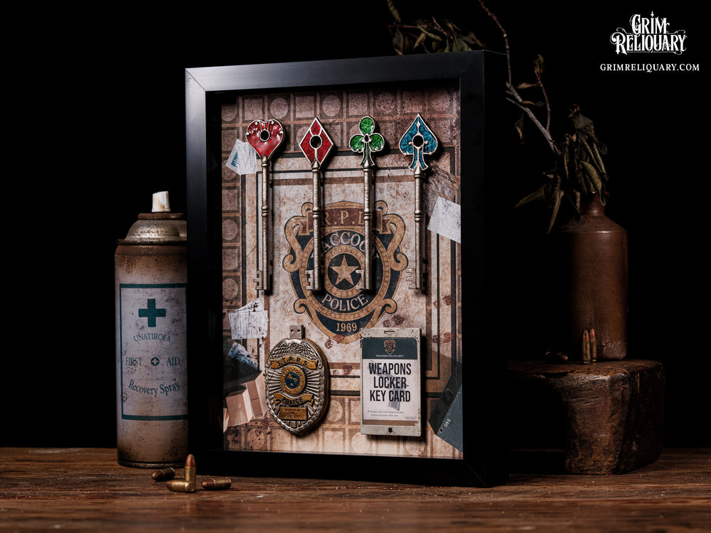 R.P.D. Key Collection Framed Display