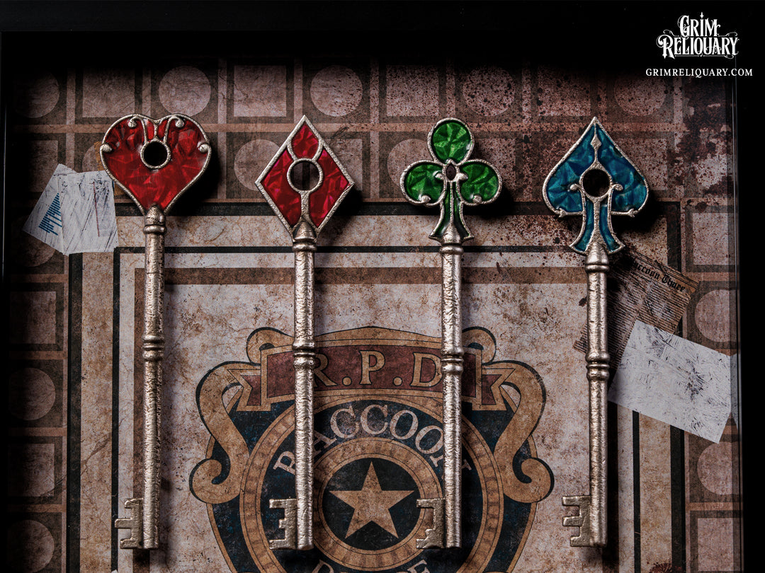 R.P.D. Key Collection Framed Display