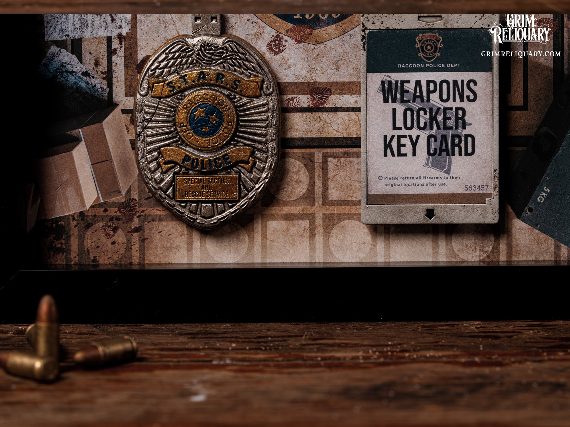 R.P.D. Key Collection Framed Display