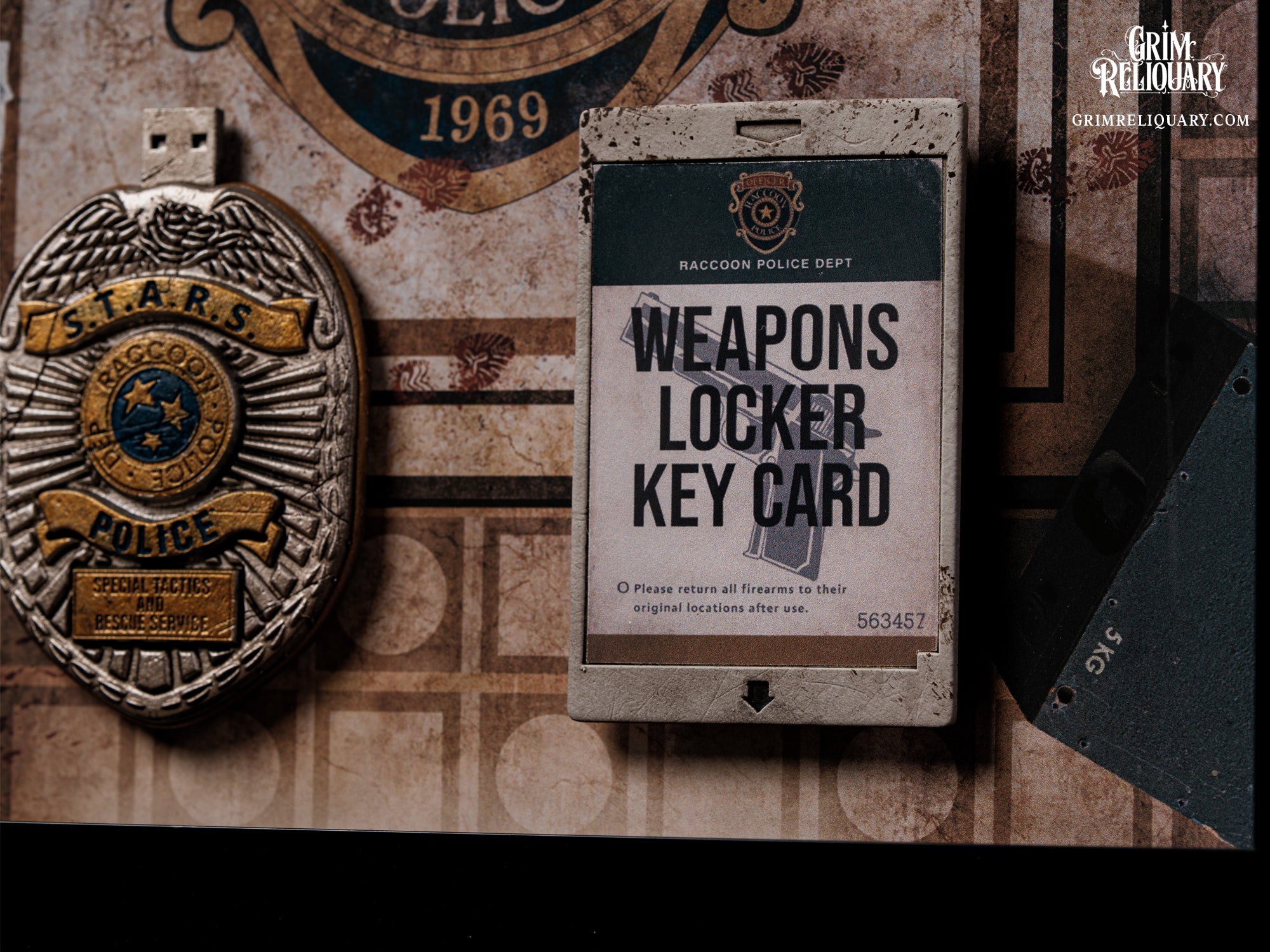 R.P.D. Key Collection Framed Display