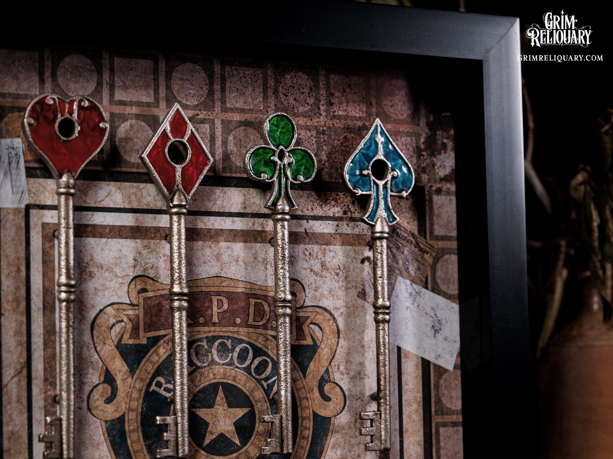 R.P.D. Key Collection Framed Display
