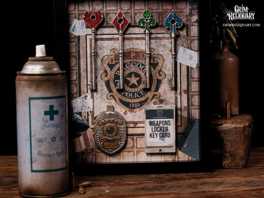 R.P.D. Key Collection Framed Display
