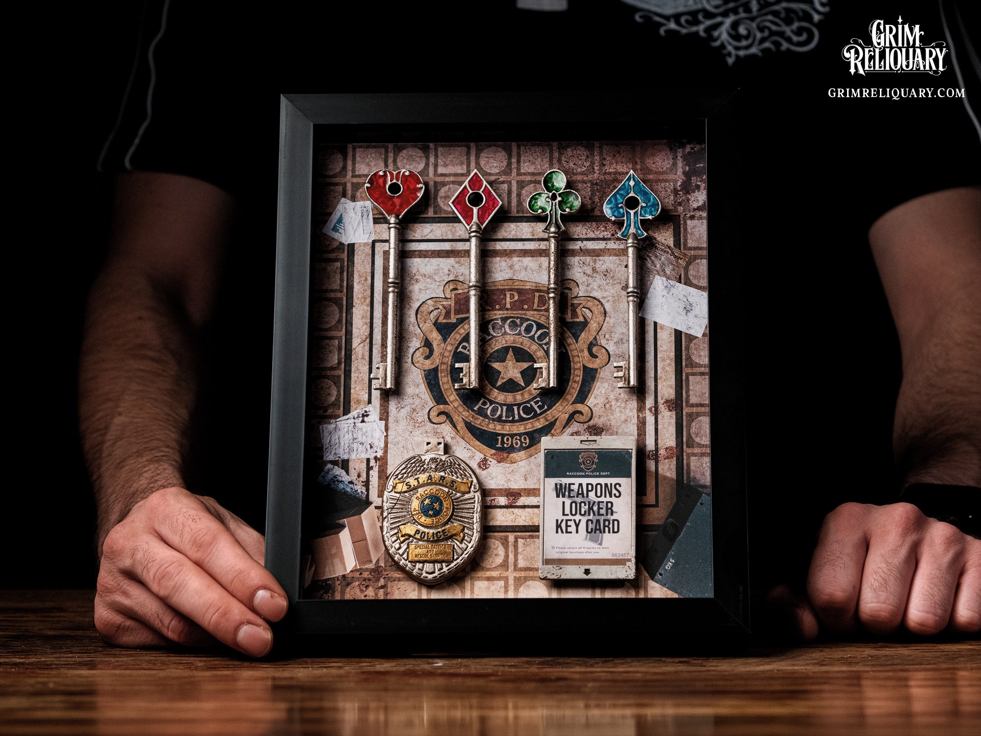 R.P.D. Key Collection Framed Display