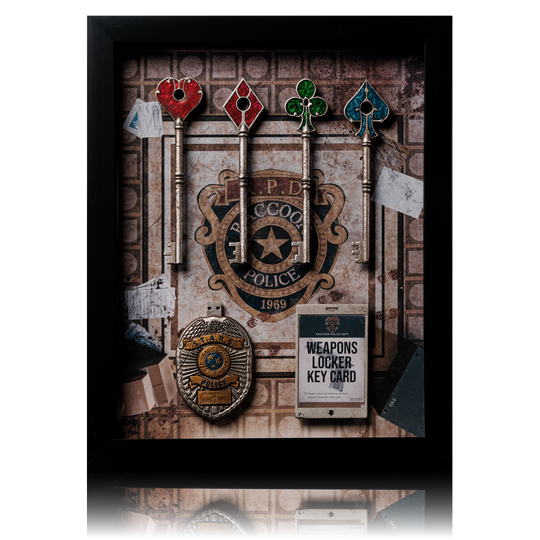 R.P.D. Key Collection Framed Display