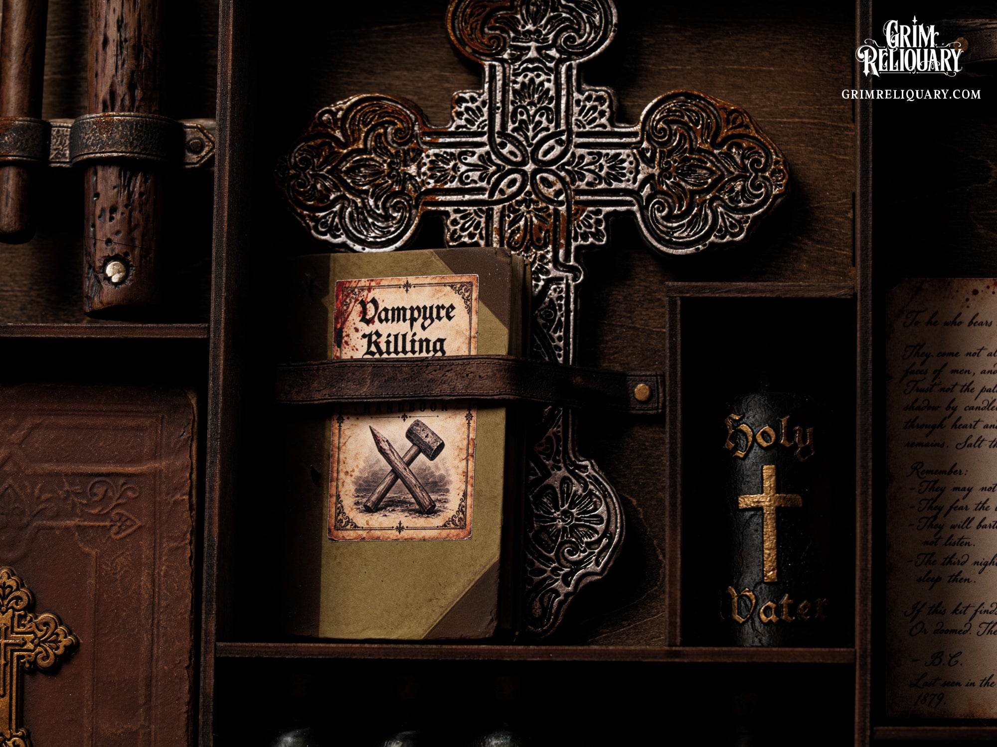 Vampire Hunter Kit Framed Display