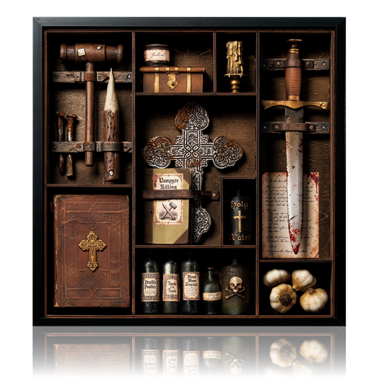 Vampire Hunter Kit Framed Display