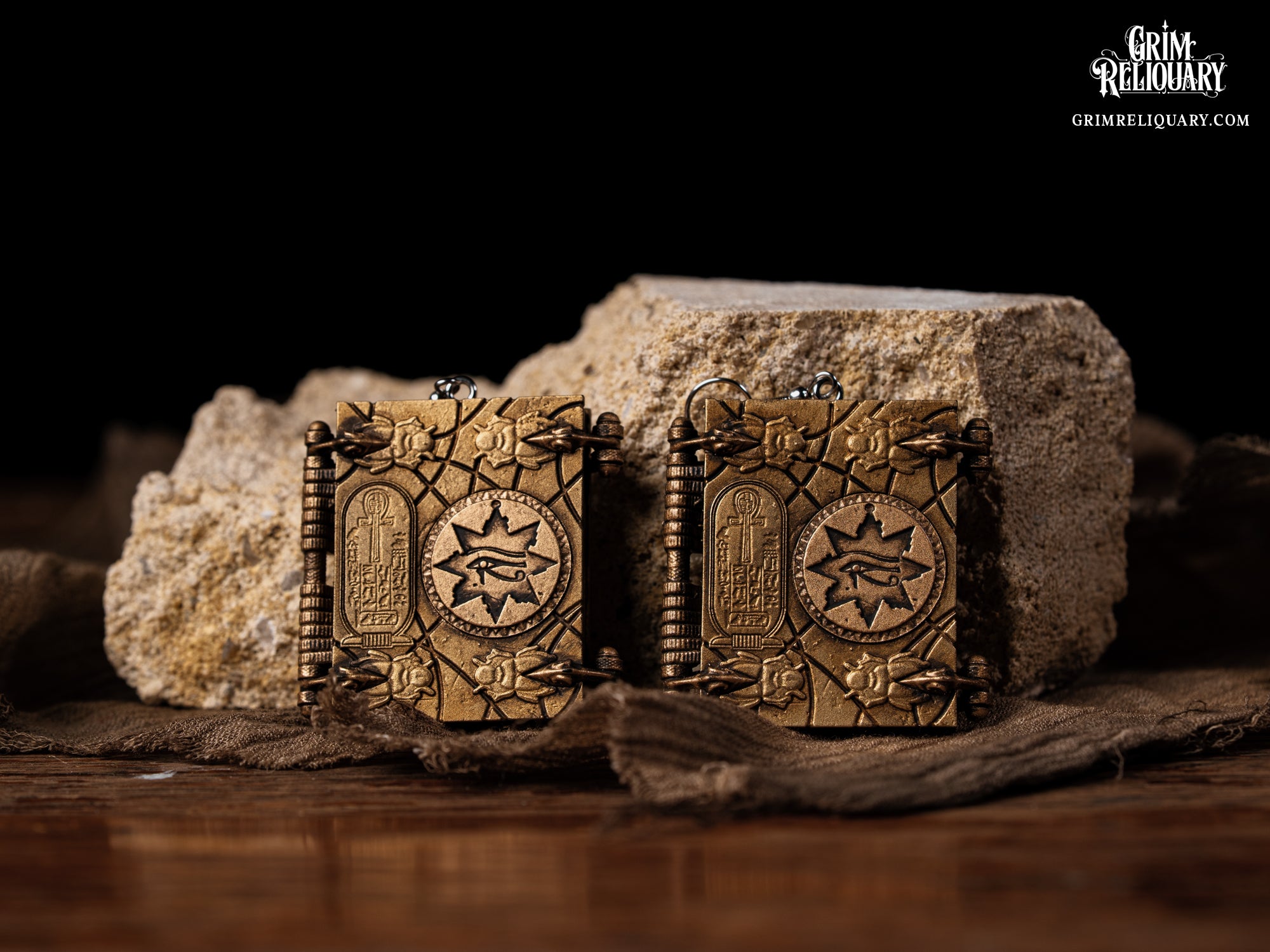 Book of Amun-Ra Earrings