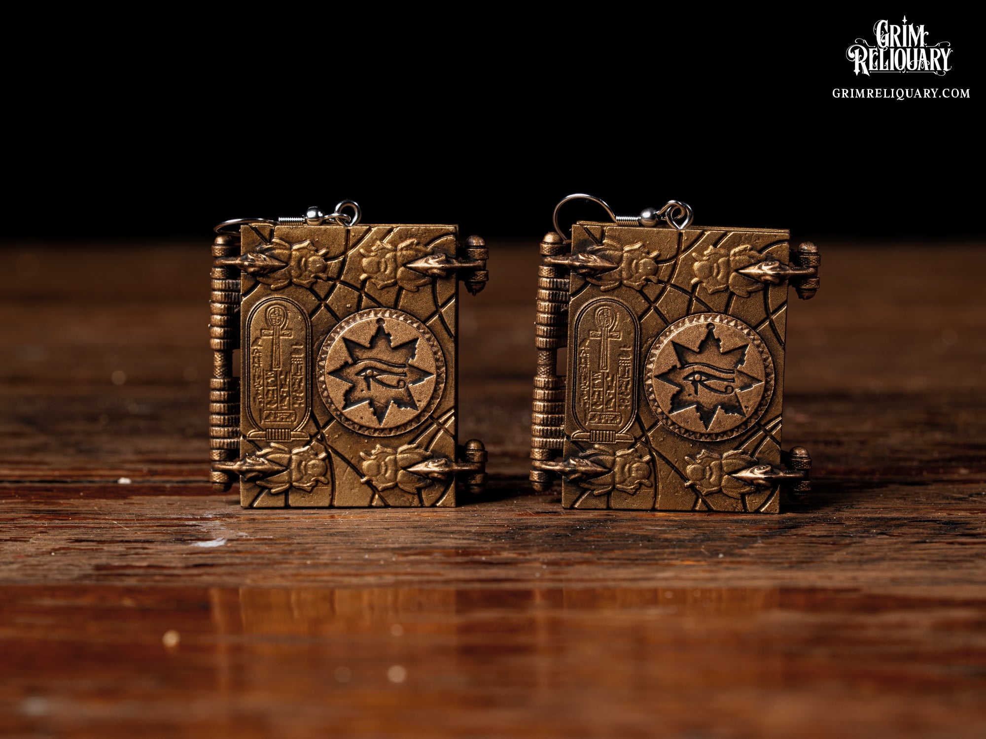 Book of Amun-Ra Earrings