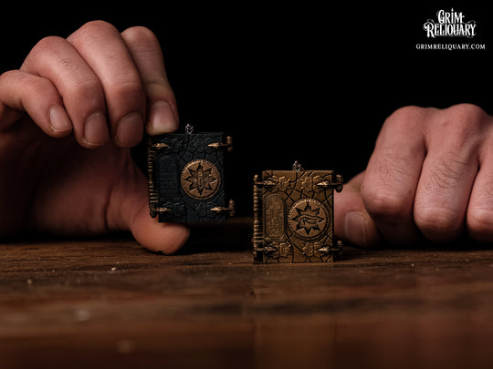 Books of Life & Death Earrings