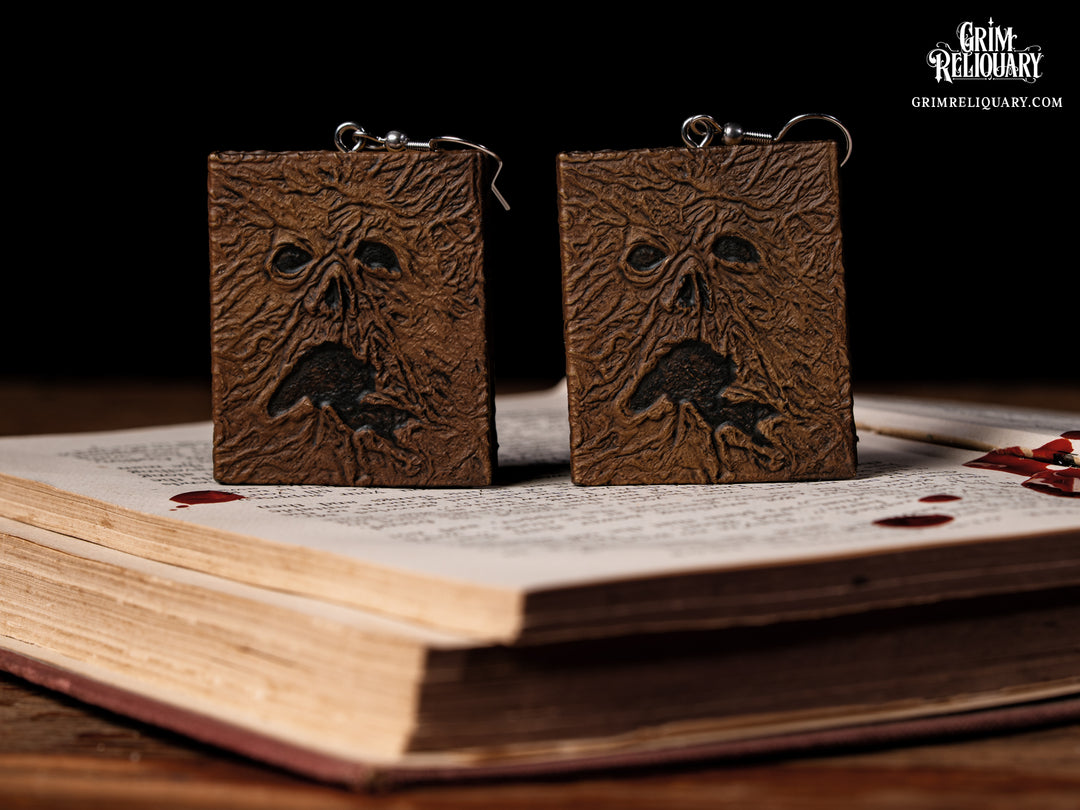 Necronomicon Ex-Mortis Earrings