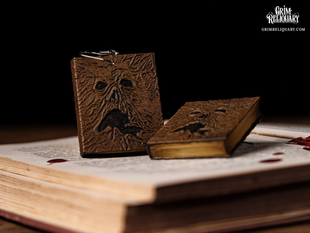 Necronomicon Ex-Mortis Earrings