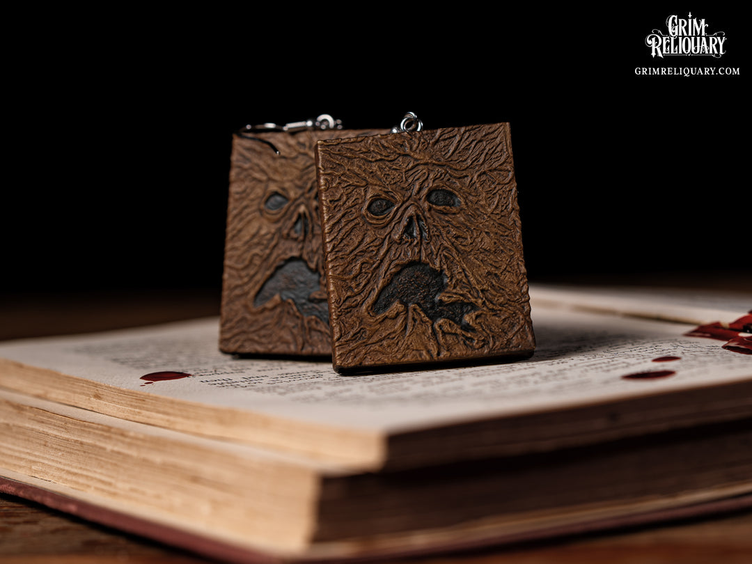 Necronomicon Ex-Mortis Earrings
