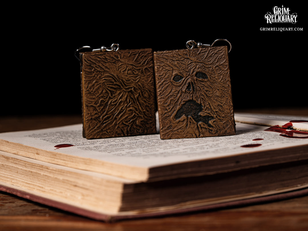 Necronomicon Ex-Mortis Earrings