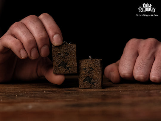 Necronomicon Ex-Mortis Earrings