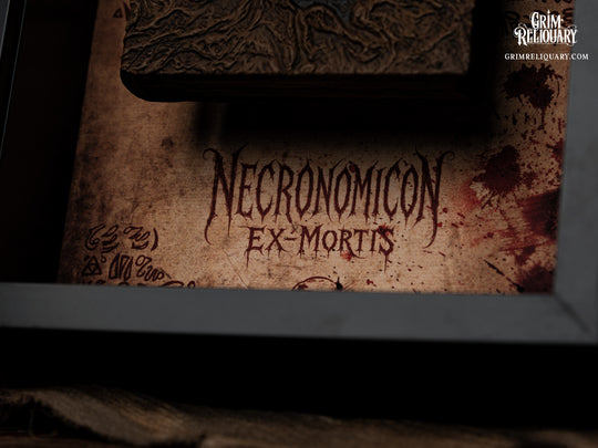 Necronomicon Ex-Mortis Framed Display