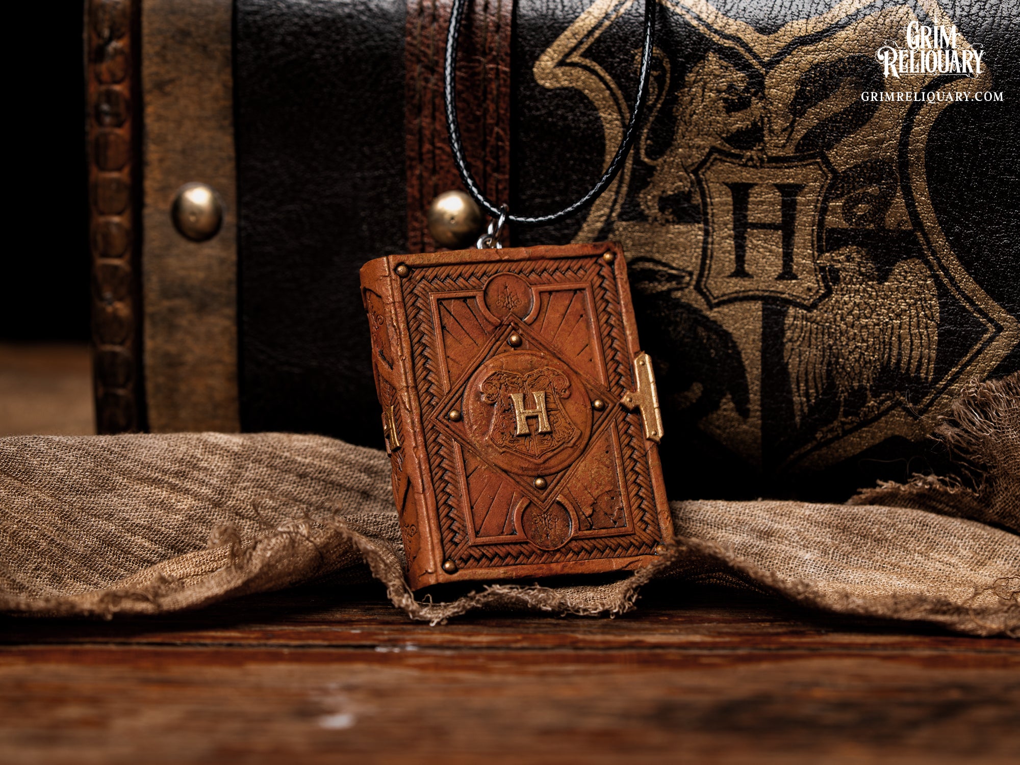 Hogwarts Field Guide Necklace