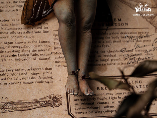 Female Dead Fairy Framed Display