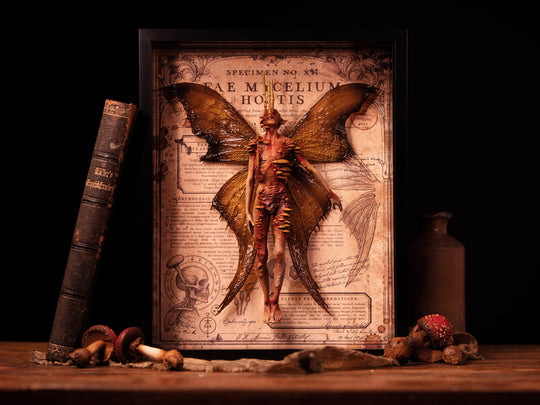 Cordyceps Infected Dead Fairy Framed Display