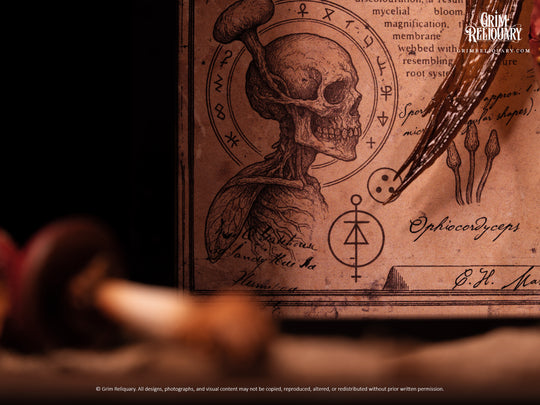 Cordyceps Infected Dead Fairy Framed Display