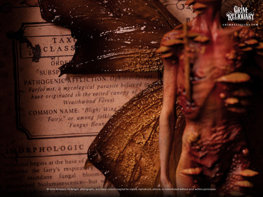 Cordyceps Infected Dead Fairy Framed Display