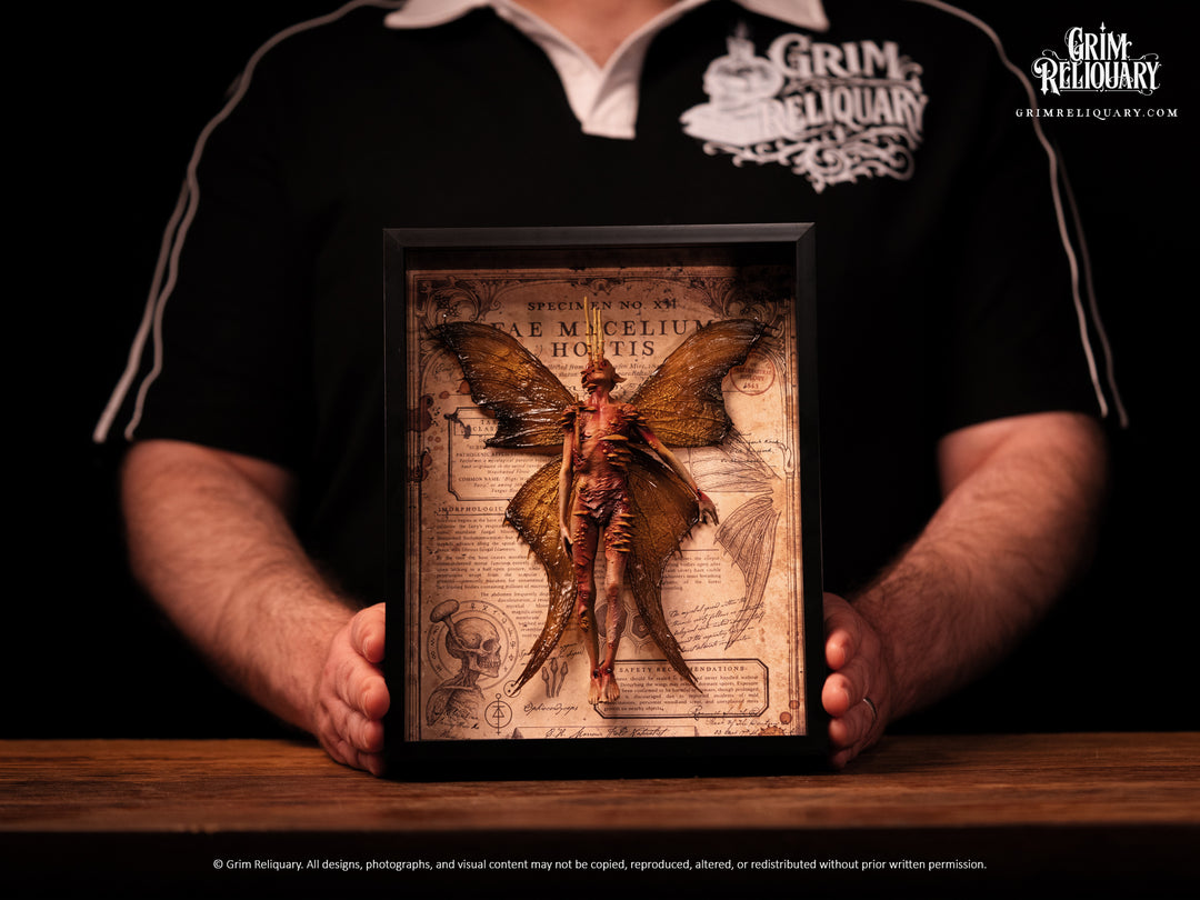 Cordyceps Infected Dead Fairy Framed Display