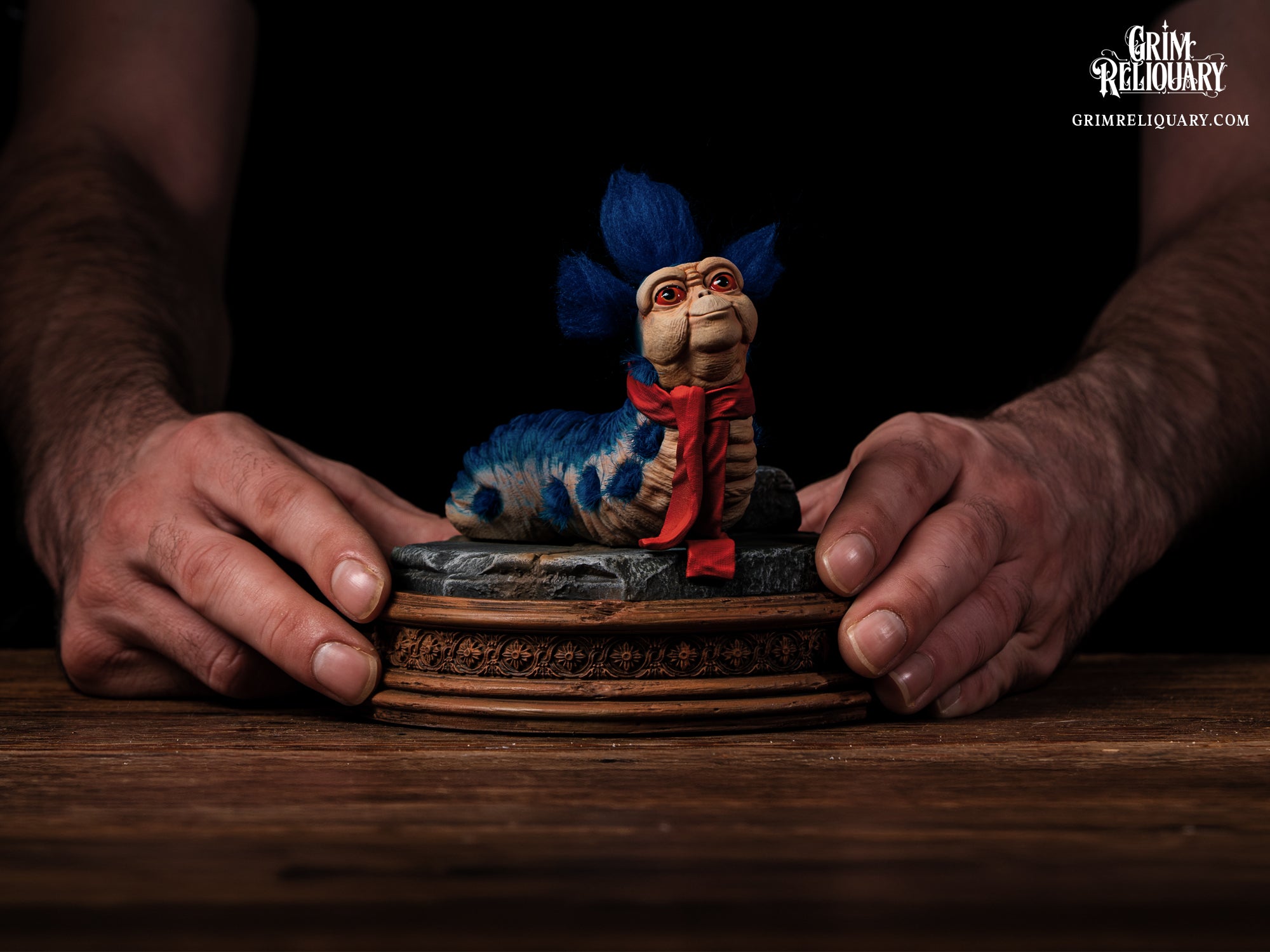 Labyrinth Worm Figure