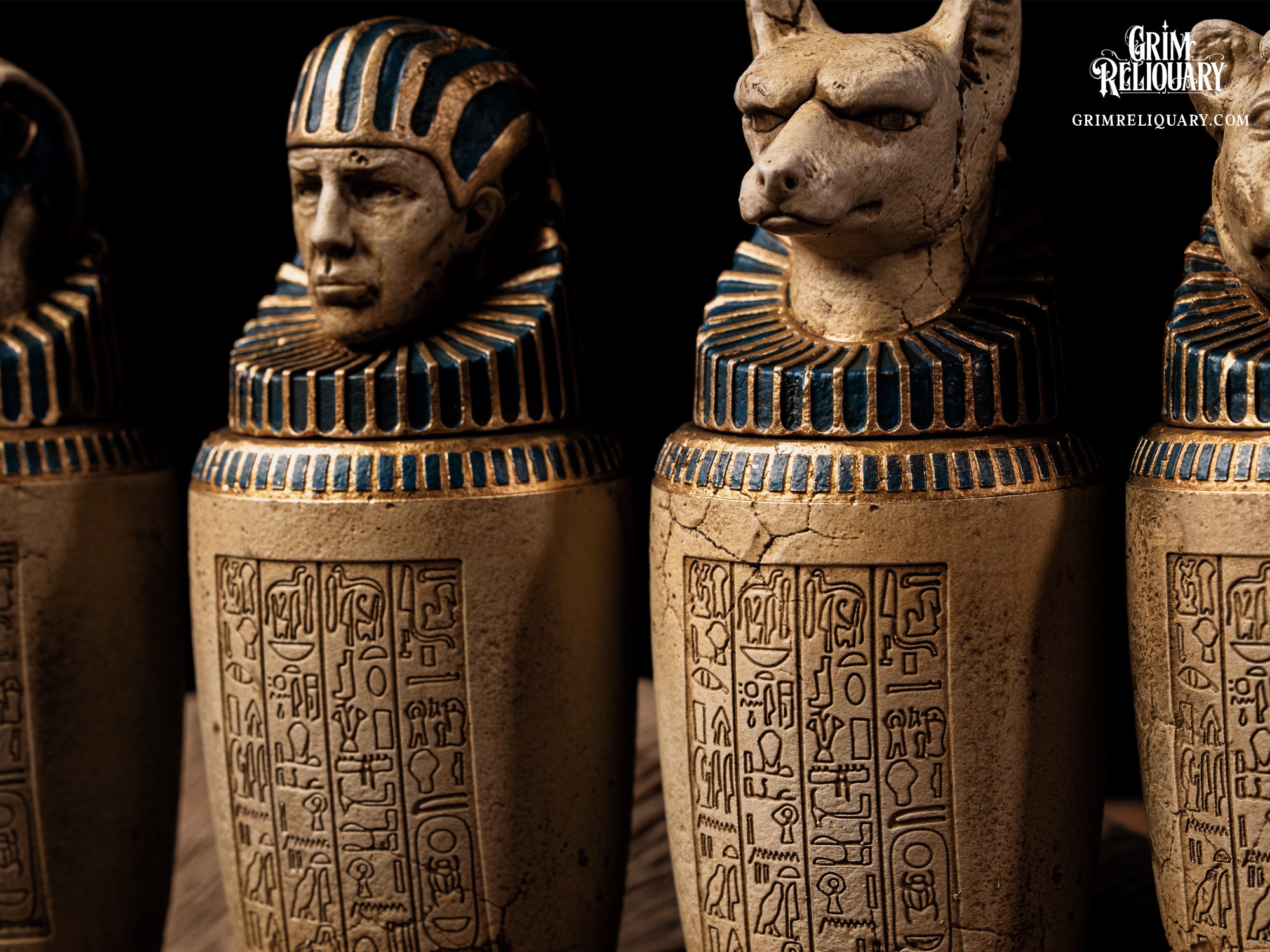 Anck-Su-Namun Canopic Jar Set Replica