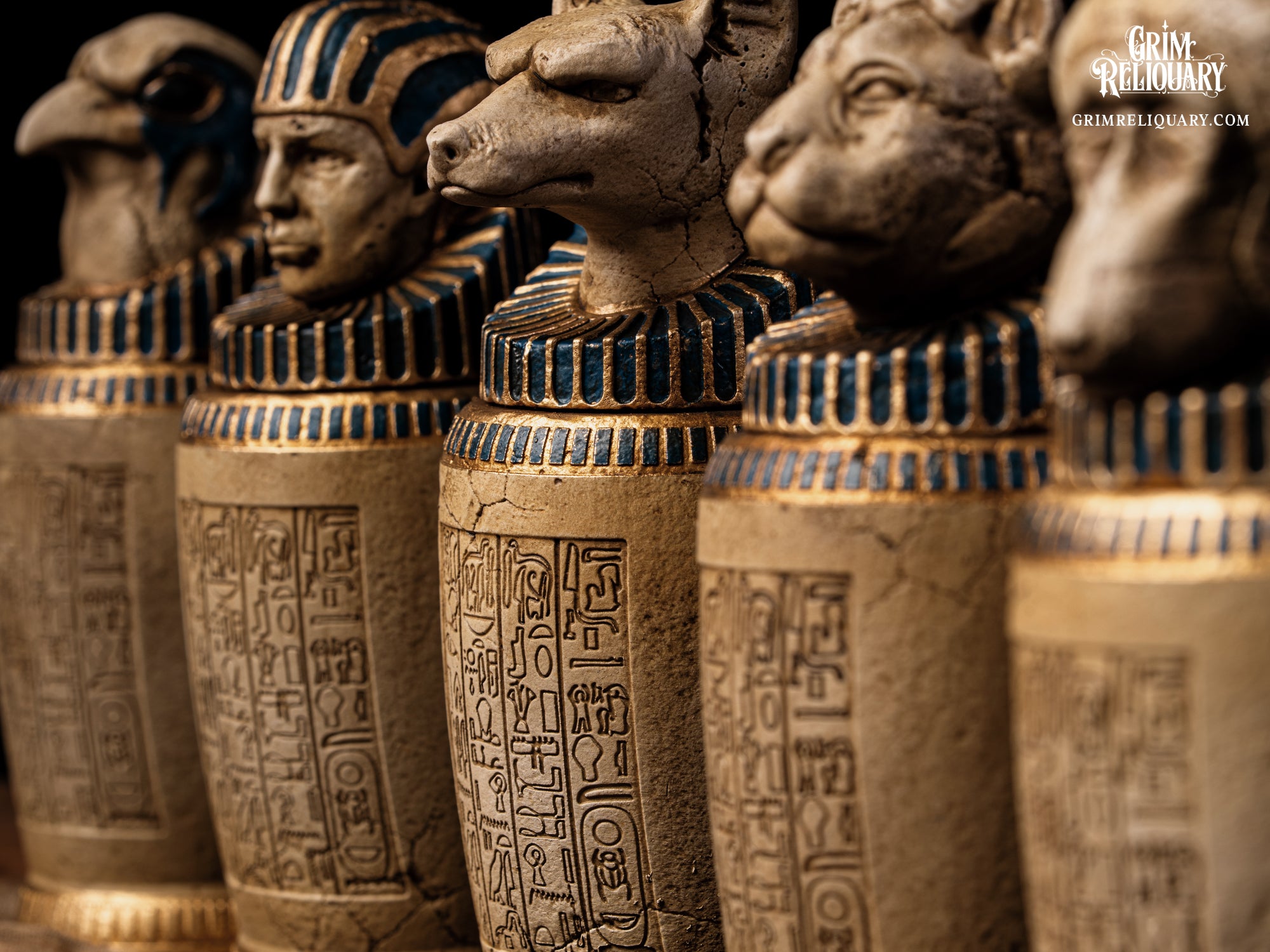 Anck-Su-Namun Canopic Jar Set Replica