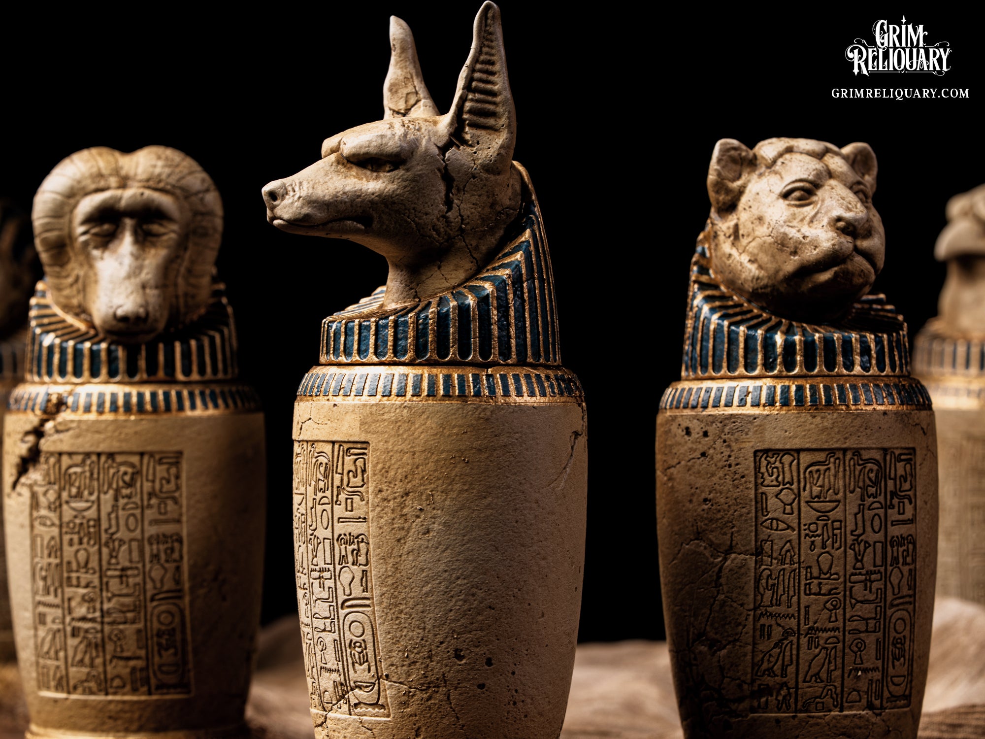 Anck-Su-Namun Canopic Jar Set Replica