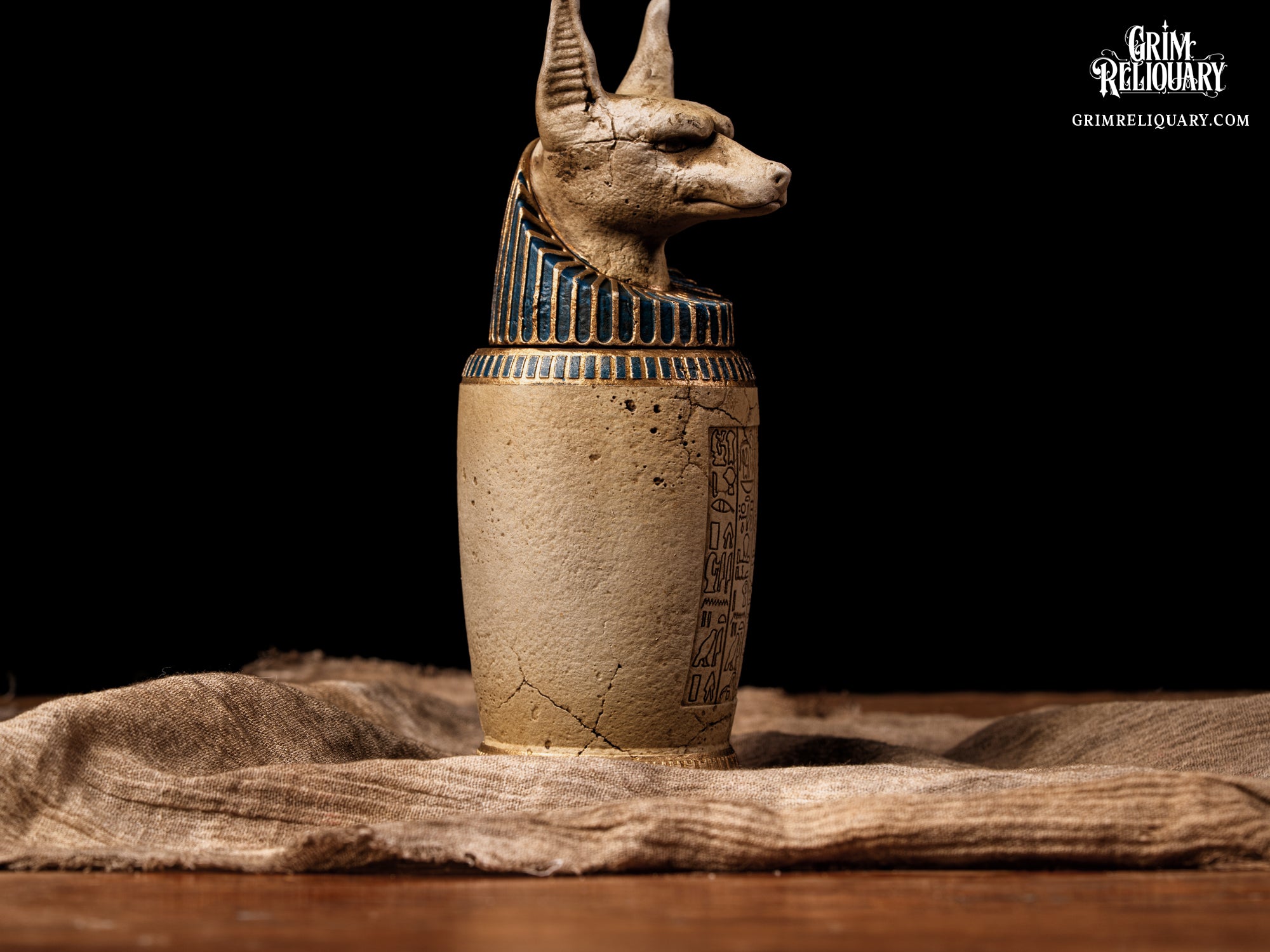 Anck-Su-Namun Canopic Jar Set Replica – Grim Reliquary