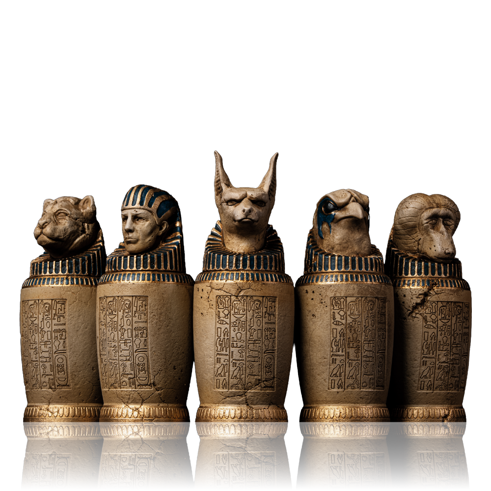 Anck-Su-Namun Canopic Jar Set Replica