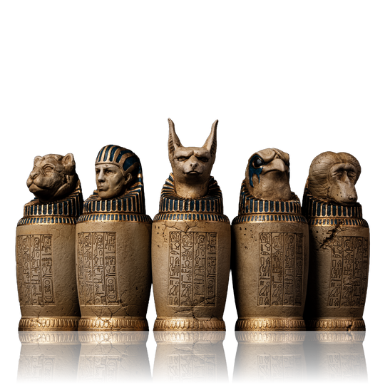 Anck-Su-Namun Canopic Jar Set Replica