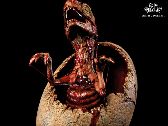 Hatching Velociraptor Figure