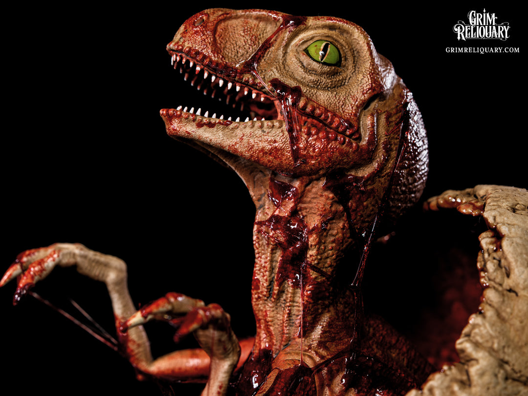Hatching Velociraptor Figure